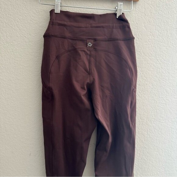 Aerie OFFLINE Warmup Brown Pocket Legging  Size Small Hiker Chic Athleisure - Picture 6 of 8